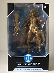 Anti-Crisis Wonder Woman Death Metal 7" Action Figure Mcfarlane DC Gold New - Bild 1 von 10