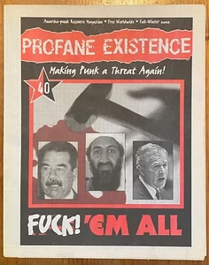 PROFANE EXISTENCE #40 Anarcho Punk Zine Fanzine 2002 Scorned Crust D-Beat - Bild 1 von 2