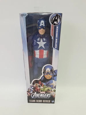 MARVEL Avengers Assemble CAPTAIN AMERICA Titan Hero Series A4809 Figure - Image 1 of 4