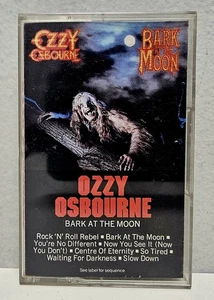 Ozzy Osbourne - Bark At The Moon (Cassette Tape, 1983) Heavy Metal - Picture 1 of 5