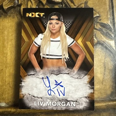 2017 Topps WWE NXT - Autographs  #RA-LM Liv Morgan 64/99 - Image 1 of 2