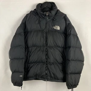 The North Face 700 Fill Puffer Jacket w/Hood XL Black - Picture 1 of 16