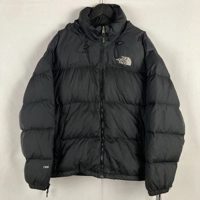 The North Face 700 Fill Puffer Jacket w/Hood XL Black - Image 1 of 4