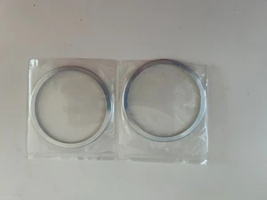 Lautsprecherringe Alu chrom Klick System 90mm BMW E36 3D - Bild 1 von 1