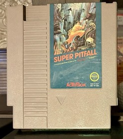 Super Pitfall - Classic NES Nintendo Game - Original and Authentic Cleaned