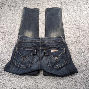 Hudson Jeans Damen 24 Blau Low Rise Pattentaschen Denim Distressed Stretch Slim - Bild 1 von 9
