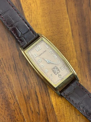 Vintage Hamilton Relógio Feminino Quartzo Edição Registrada 18mm - PARA REPARO - Imagem 1 de 4