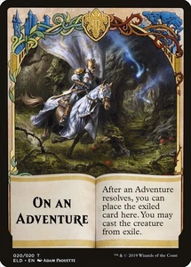 4x On an Adventure Emblem - NM - Throne of Eldraine - SPARROW MAGIC - Picture 1 of 1
