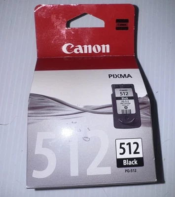 PG-512  Canon Genuine Black  Ink Cartridge Canon 512 Original Brand New In Box - Image 1 of 4