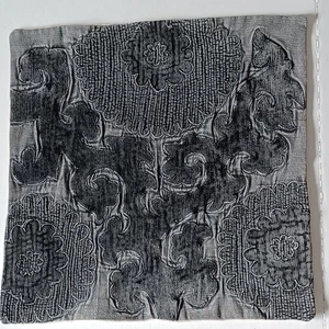 Pottery Barn Elmira Embroidered Pillow Cover 20" Charcoal Marketing Sample - Picture 1 of 5