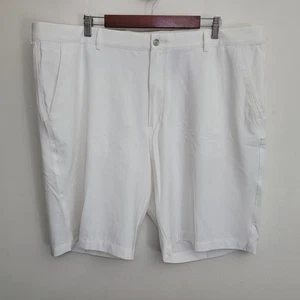 Greg Norman Herren Golf Shorts 42 weiß Stretch Flatfront Chino Freizeit Outdoor - Bild 1 von 7