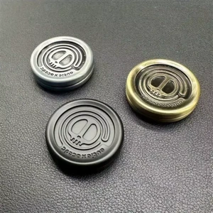 Devil Milk Cap Magnetic Haptic Coins EDC Adult Metal Fidget Toys Stress Relief - Picture 1 of 6