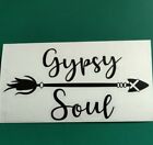 Gypsy Soul logo - Car/Van/Camper/Bike Decal Sticker Vinyl Graphic