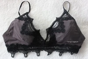Nwt Free People F218O177 Morbido Coppa Triangolo, Senza Pizzo Reggiseno, Grigio/ - Picture 1 of 5