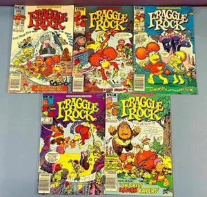 Fraggle Rock #1,2,3,4,7 Marvel Comics Canadian Newsstand Variant Lot Rare - Picture 1 of 2