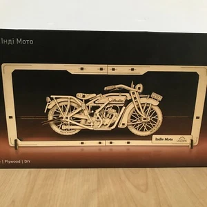 Kit Modelo Imagen Mecánica Madera UGears Retro Moto Indie Moto 30x13cm - Imagen 1 de 8