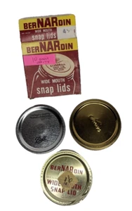 Metal Canning Lids Wide Mouth Jars 10 Lids Only Made in USA Bands Not Included - Picture 1 of 2