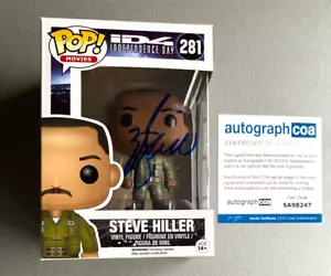 WILL SMITH "Steve Hiller" In-person signed FUNKO Pop ACOA Autogramm SONDERPREIS - Picture 1 of 6