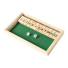 Close The Box Game, Shut Box Dice Game Family Traditional Game Dice Toy