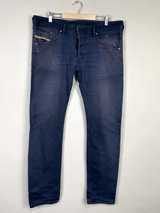 Diesel BELTHER Regular Slim-Tapered Wash 0847E_Stretch Blue Denim W36 - Picture 1 of 23