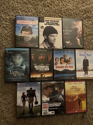 10 Dvd Lot Phantom Of The Opera Stand By Me Broke back Mountain Family Man - Image 1 of 4