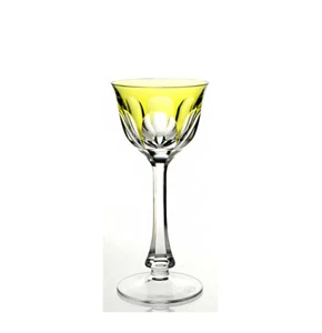 NUEVO MOSER "LADY HAMILTON" Reseda Hock Glass 4 OZ DISTRIBUIDOR AUTORIZADO - Imagen 1 de 2