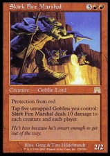 MTG skirk fire marshal Italian EXC-Marshal Fire skirk-ons