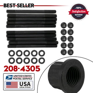 Cylinder Head Stud Kit PCE279.1001 For Small Block SBC 350 265 267 283 302 JT - Picture 1 of 13