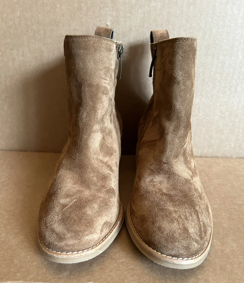 Женские замшевые ботинки Paul Green Sante желтовато-коричневые/виски размер 5,5 США рекомендуемая розничная цена производителя: 520,00 долл. США - Изображение 1 из 4