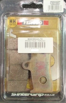 2 pastillas de freno sinterizadas Ferodo para pinza American Ironhorse 6 Pot Foto 1 de 3