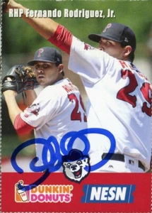 2018 Pawtucket Red Sox FERNANDO RODRIGUEZ JR Signed Card autograph AUTO ASTROS - Picture 1 of 1