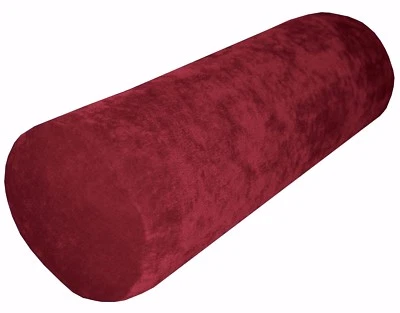 ma15g Scarlet Sofa Chenille Velvet Bolster CASE Neck Roll Cushion COVER Cus*Size - image 1 of 4