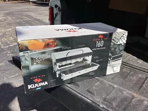 Kuuma Premium Stainless Steel Grill Camco Portable Camping Gas 58110 Stow Go 160 - Foto 1 di 6