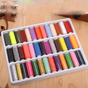 39PCS/Set Assorted Colorful Polyester Sewing Thread Spools - Picture 1 of 12