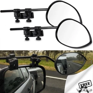 Milenco Towing Mirrors For Car 4X4 Van Caravan Aero Standard Glass With Bag+CP - Picture 1 of 20