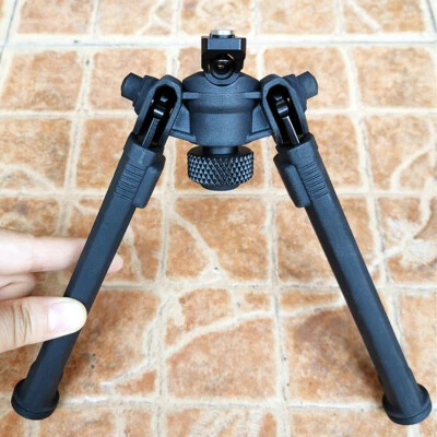 Bipé de rifle ajustável 1913#Picatinny/Mlcok montagem em trilho bipé polímero de alumínio - Imagem 1 de 4