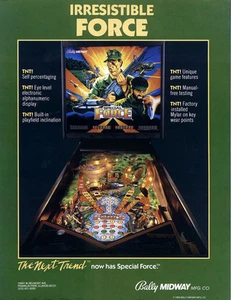 Pinball ROM SOUND SET (4 chips) Bally Special Force - Picture 1 of 1