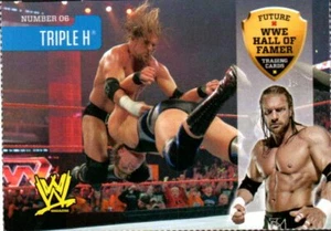 2010 revista WWE tarjeta perforada #6 triple H del futuro miembro del Salón de la Fama - Imagen 1 de 2