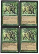 Magic the Gathering MTG Scourge Kurgadon Cards by Carl Critchlow X4