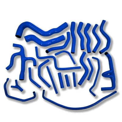 Silicone Radiator Hose Blue Pipes For 2000-2004 Porsche Boxster 986 AT 2.7L 3.2L - Изображение 1 из 4