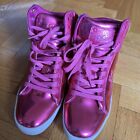 Pastry 151006 Womens Fuchsia High Top Dance Sneaker Shoes Size US 8.5