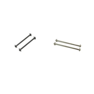 Metal Dogbone Rear Axle (2) 6x106mm Black Fits 1/6 Super Baja Rey car LOS252082 - Picture 1 of 9