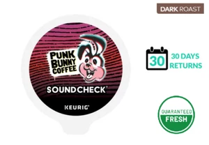 🆕☕ Punk Bunny Soundcheck Dark Roast Keurig K-Cup Kaffee  - Bild 1 von 1