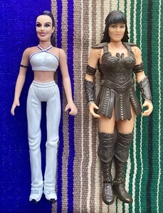 Vintage 90s Spice GIrls MEL C Sporty & Xena Warrior Princess Figures Girl Power! - Picture 1 of 23