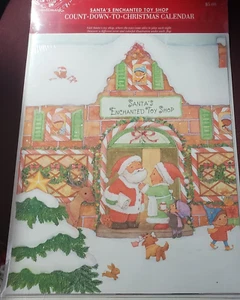 Hallmark Santa's Enchanted Toy Shop Elfs Mrs Claus Advent Christmas Calendar - Picture 1 of 5