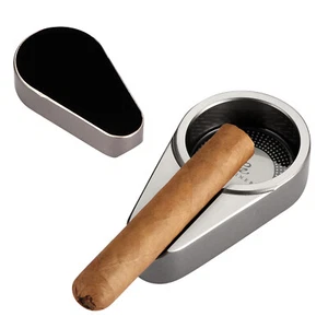Galiner Cigar Ashtray Titanium Alloy Mini Size Metal Tobacco Ashtray Holder - Picture 1 of 7