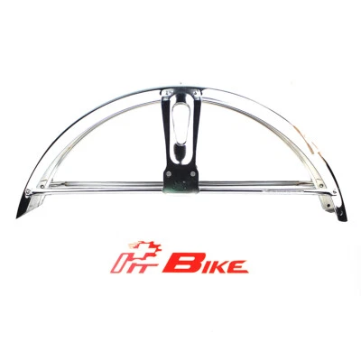 Honda CG110 CB100 CS90Z S90 CB125S CG125 NOS Front Fender Chrome 61100-330-680XW - Image 1 of 4