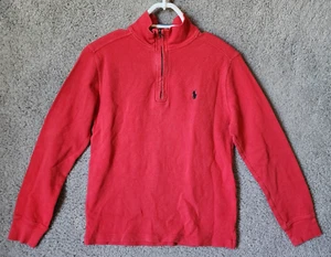 Polo Ralph Lauren 1/4 Zip Long Sleeve Pullover Sweater Youth Size L (14-16) - Picture 1 of 14