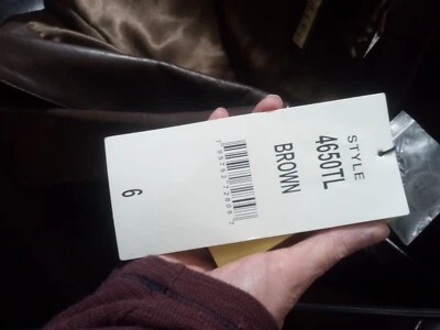 Excelled Leather Jacket/Blazer Dk. Brown Sz 6Long - Image 1 of 4