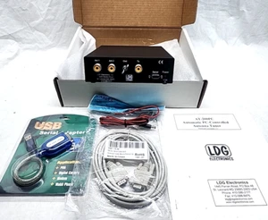 LDG ELECTRONICS AT-200PC SINTONIZADOR ANTENA AUTOMÁTICA RADIOAFICIONADO NUEVO CON ACCESORIOS - Imagen 1 de 7